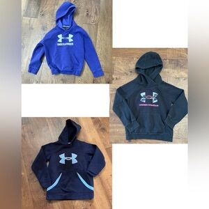 Under Armour girls hoodie bundle 3 total Sz small/8